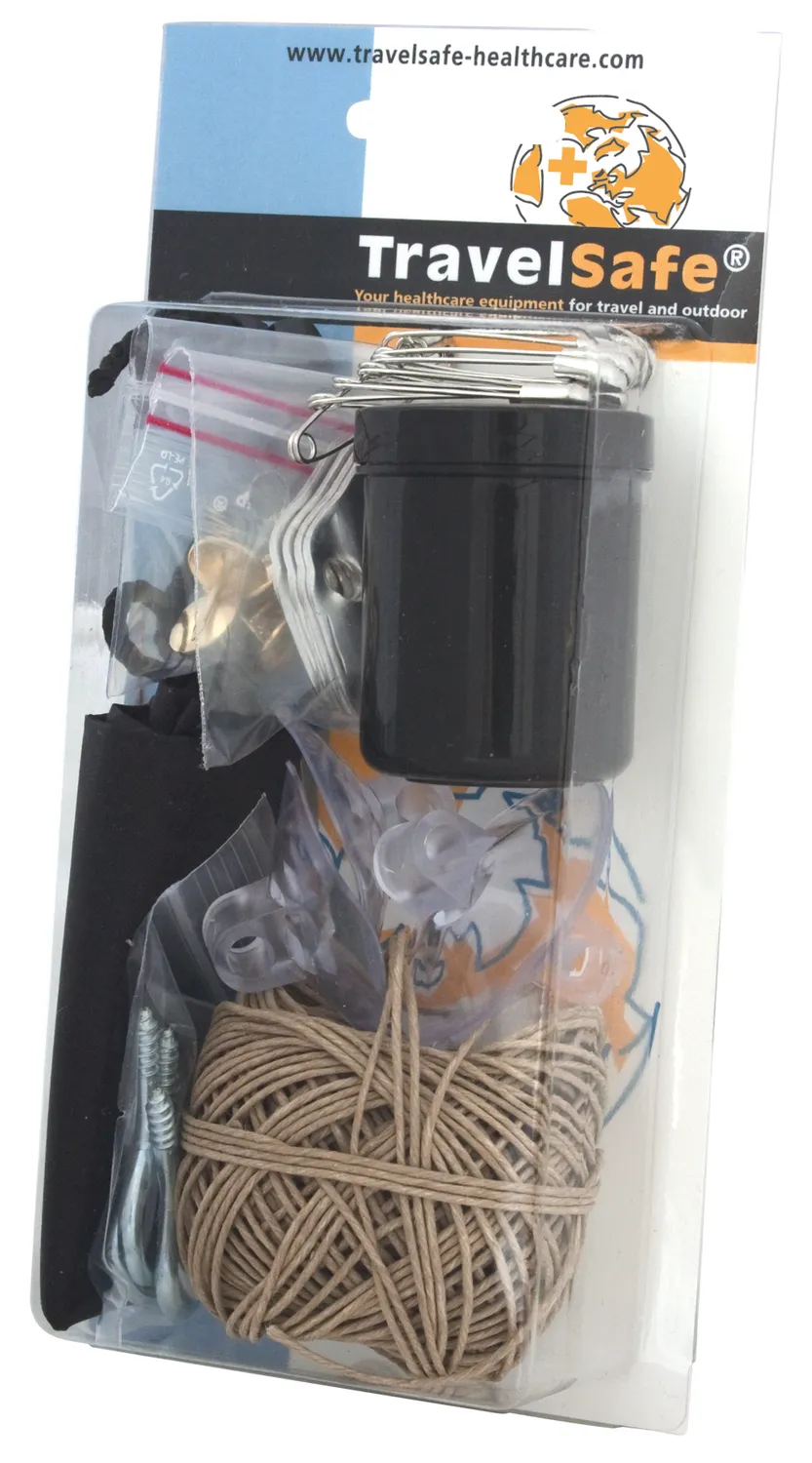 TravelSafe klamboe ophangset met touw en haken
