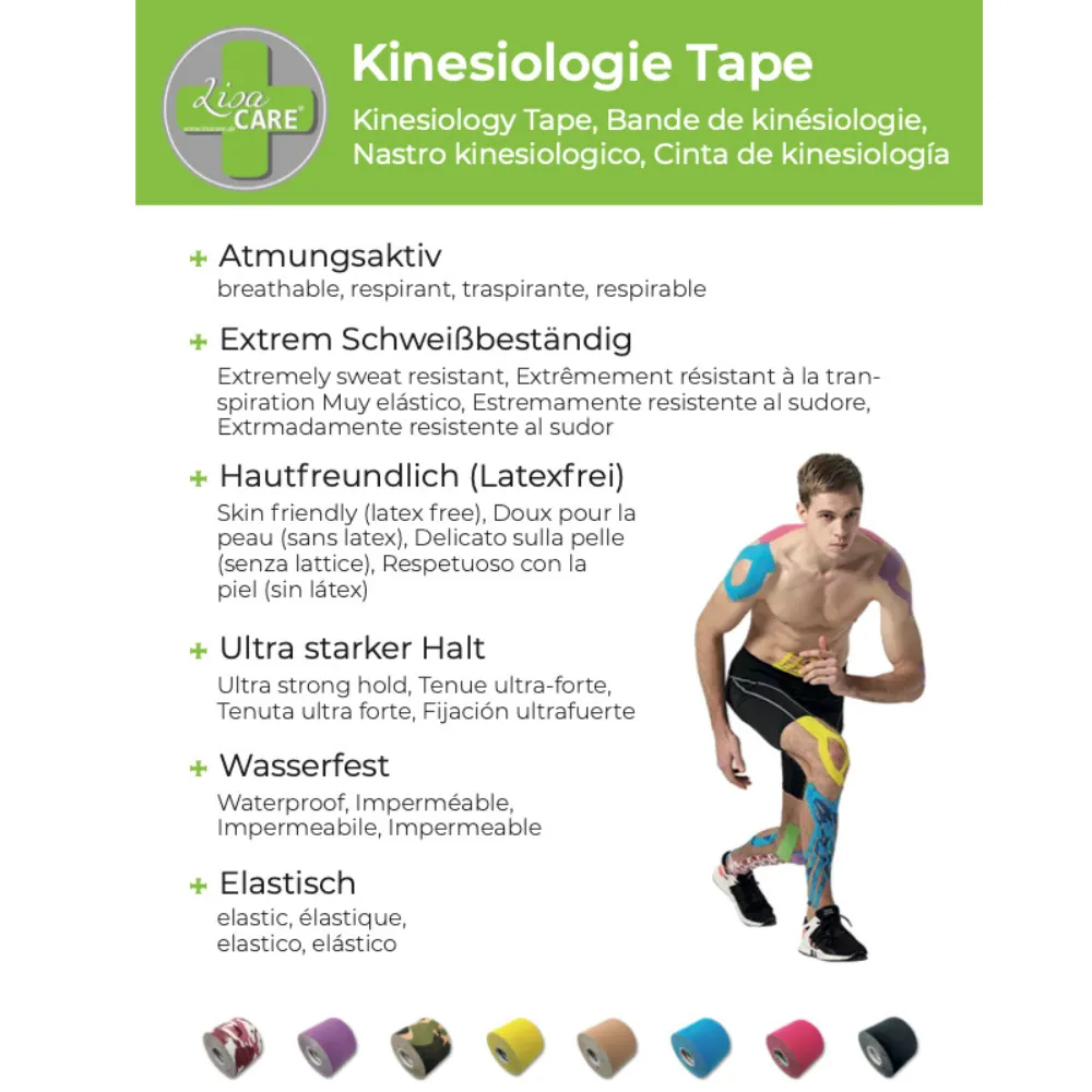LisaCare Kinesiologie Tape sporttape