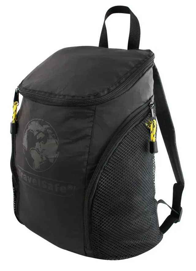 TravelSafe Featherpack rugzak opvouwbaar 18 liter zwart