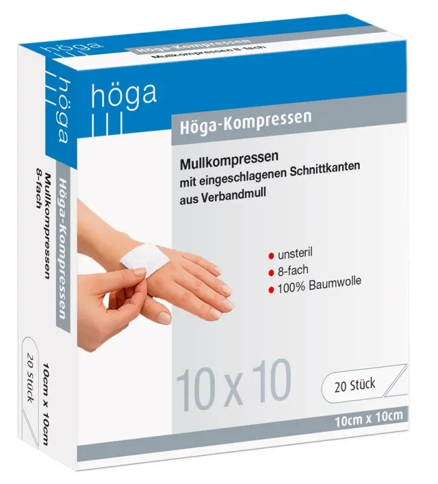 Höga-Kompressen gaaskompres onsteriel