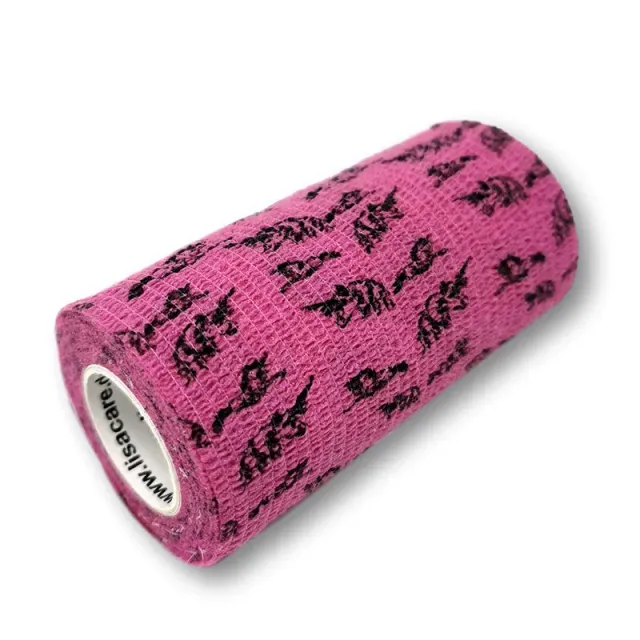 LisaCare verband 10cm x 4,5m eenhoorn pink zelfhechtend