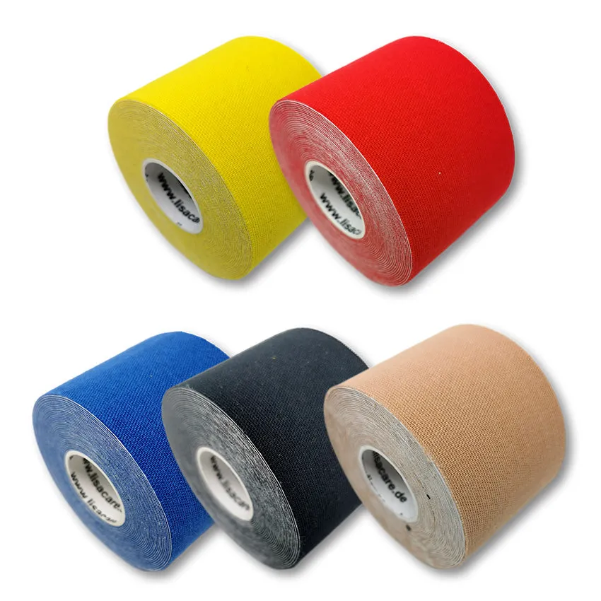 LisaCare Kinesiologie Tape kinesiotape 5 cm x 5 m elastisch