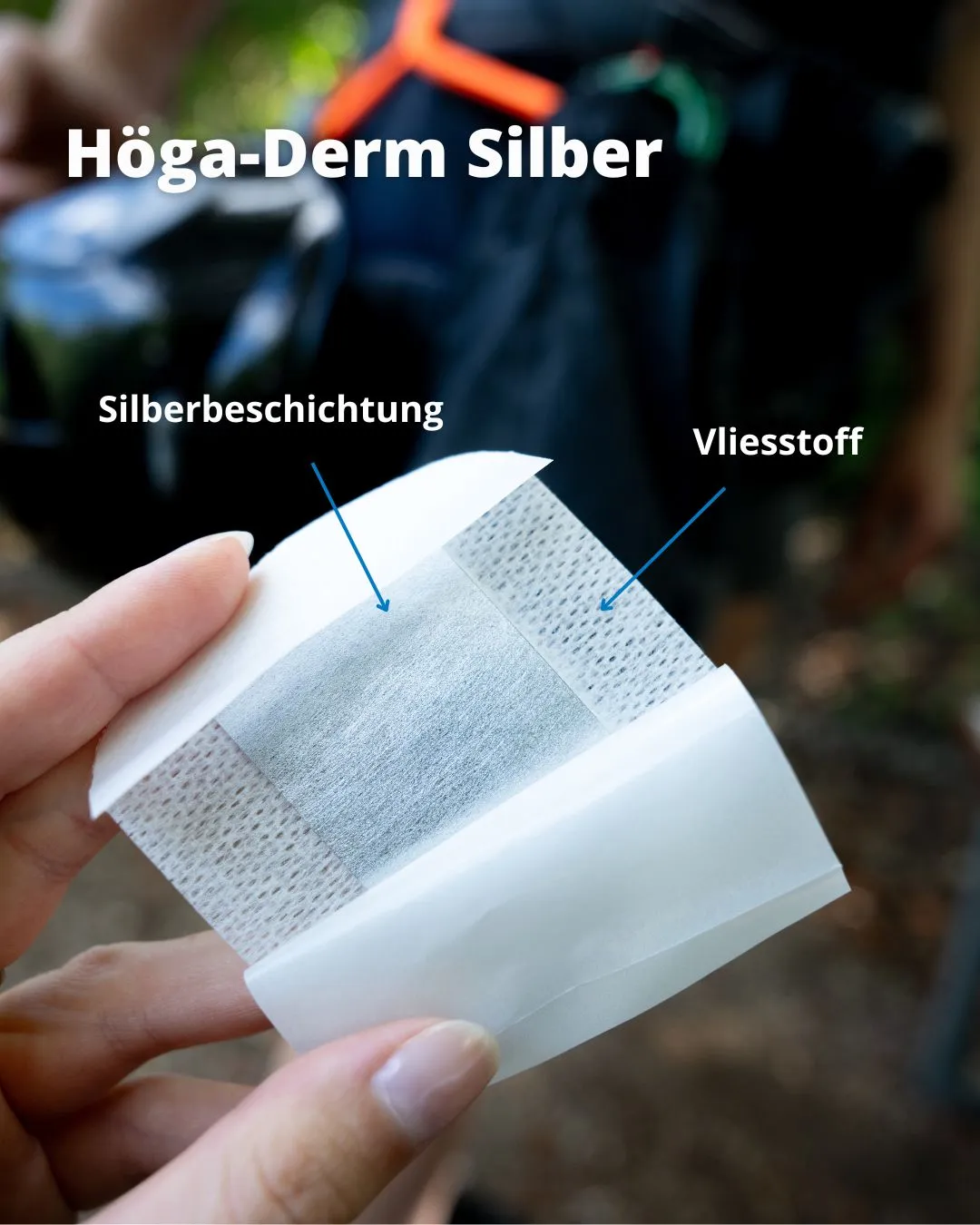 Höga-Derm Silber zilveren wondpleister 2 formaten steriel