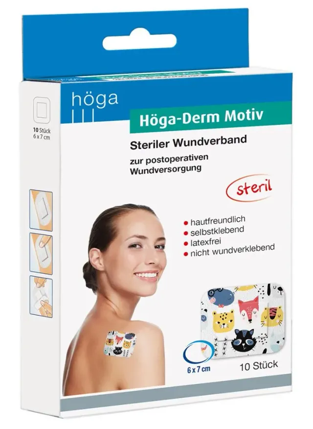 Höga-Derm Motiv steriel wondverband 6x7cm met print