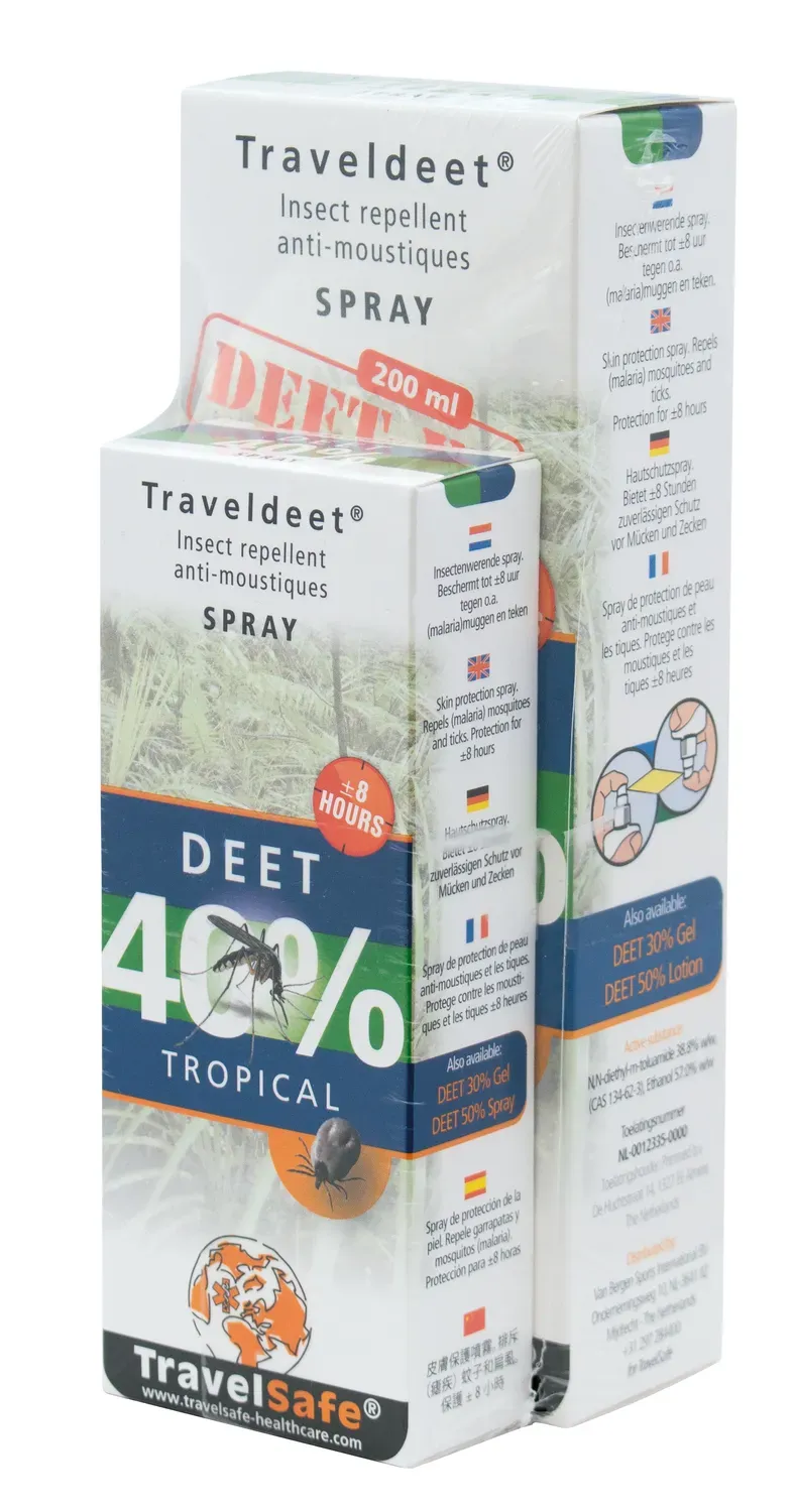 TravelSafe Family Pack DEET 40% mugenspray 200ml+60ml