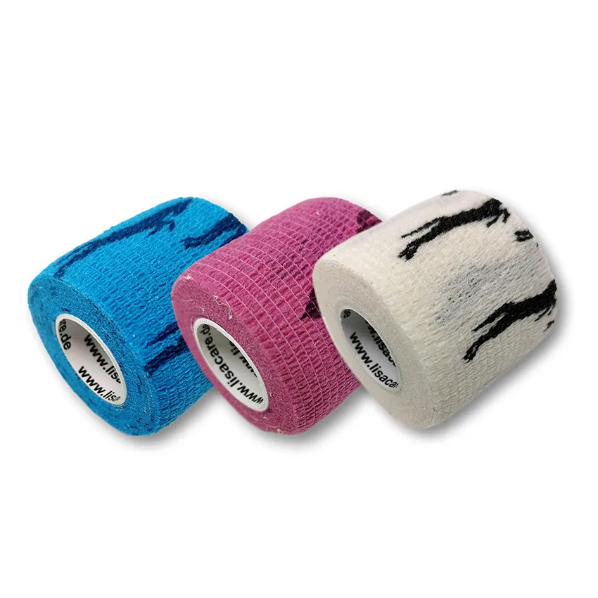 LisaCare Pferdemix cohesief verband 4,5m 3 stuks