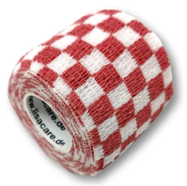 LisaCare Kohäsive Bandage 5 cm x 4,5 m karomotief 1 rol