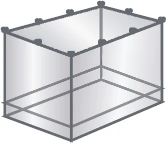 TravelSafe Box Model klamboe rechthoekig