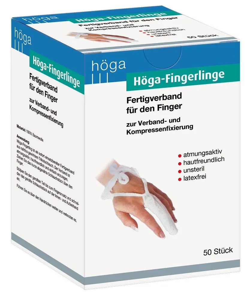 Höga Fingerlinge normaal groot vingerverband 50 stuks latexvrij
