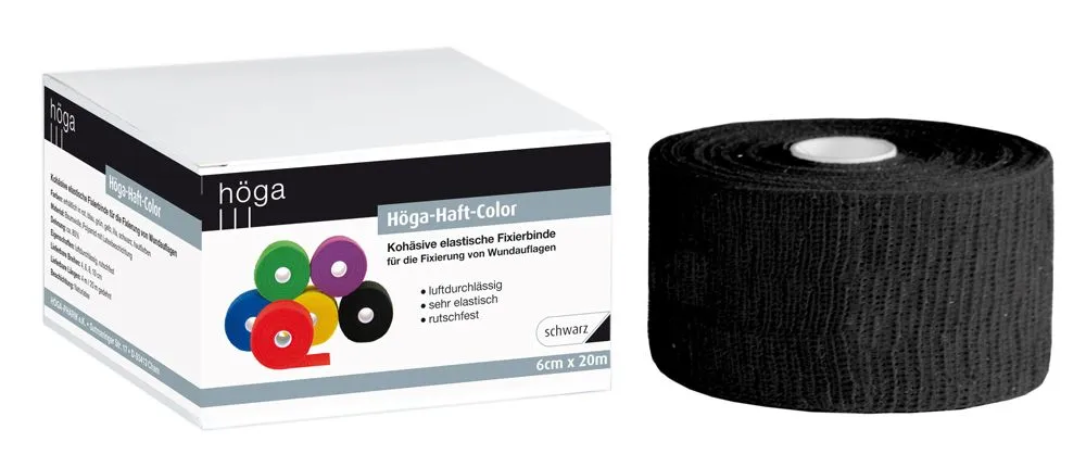 Höga Haft-Color fixatiezwachtel zelfklevend elastisch