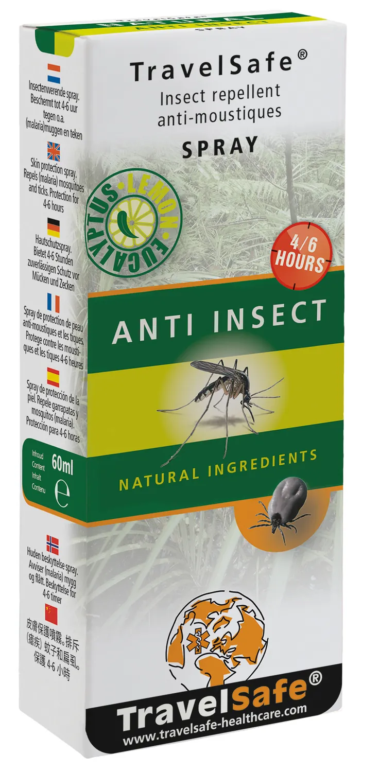 TravelSafe Anti-insect Spray 60 ml Citriodiol