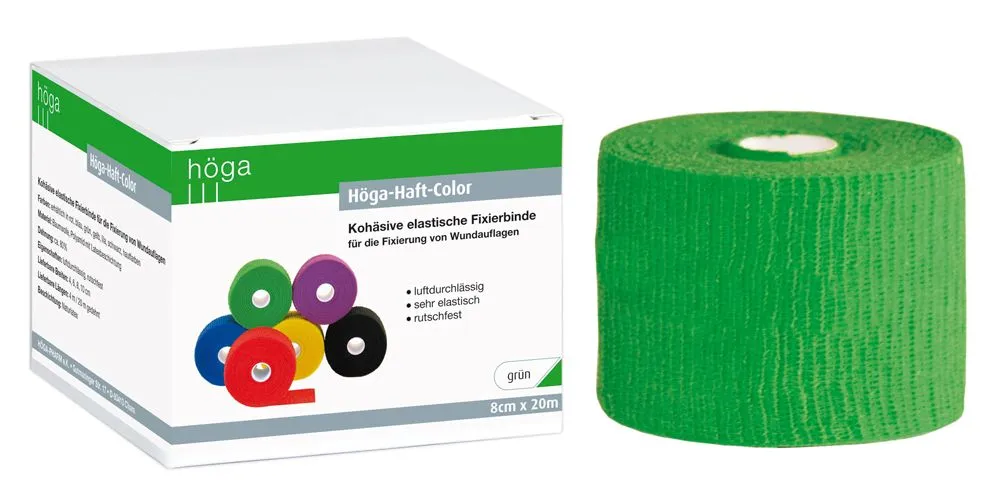 Höga Haft-Color fixatiezwachtel zelfklevend elastisch