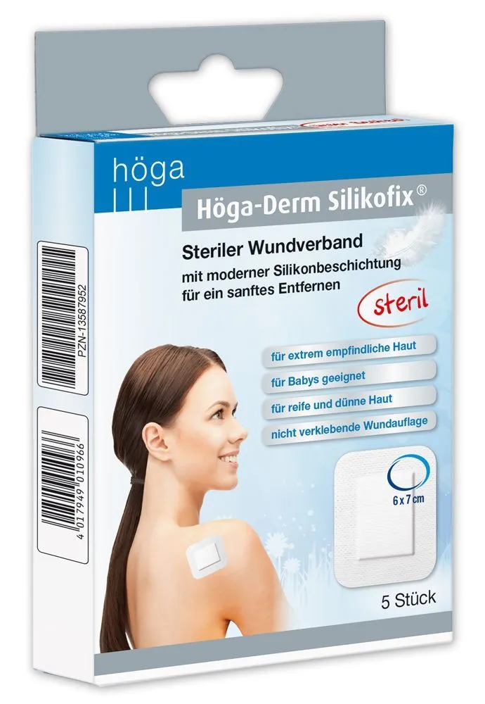 Höga-Derm Silikofix siliconen wondpleister steriel