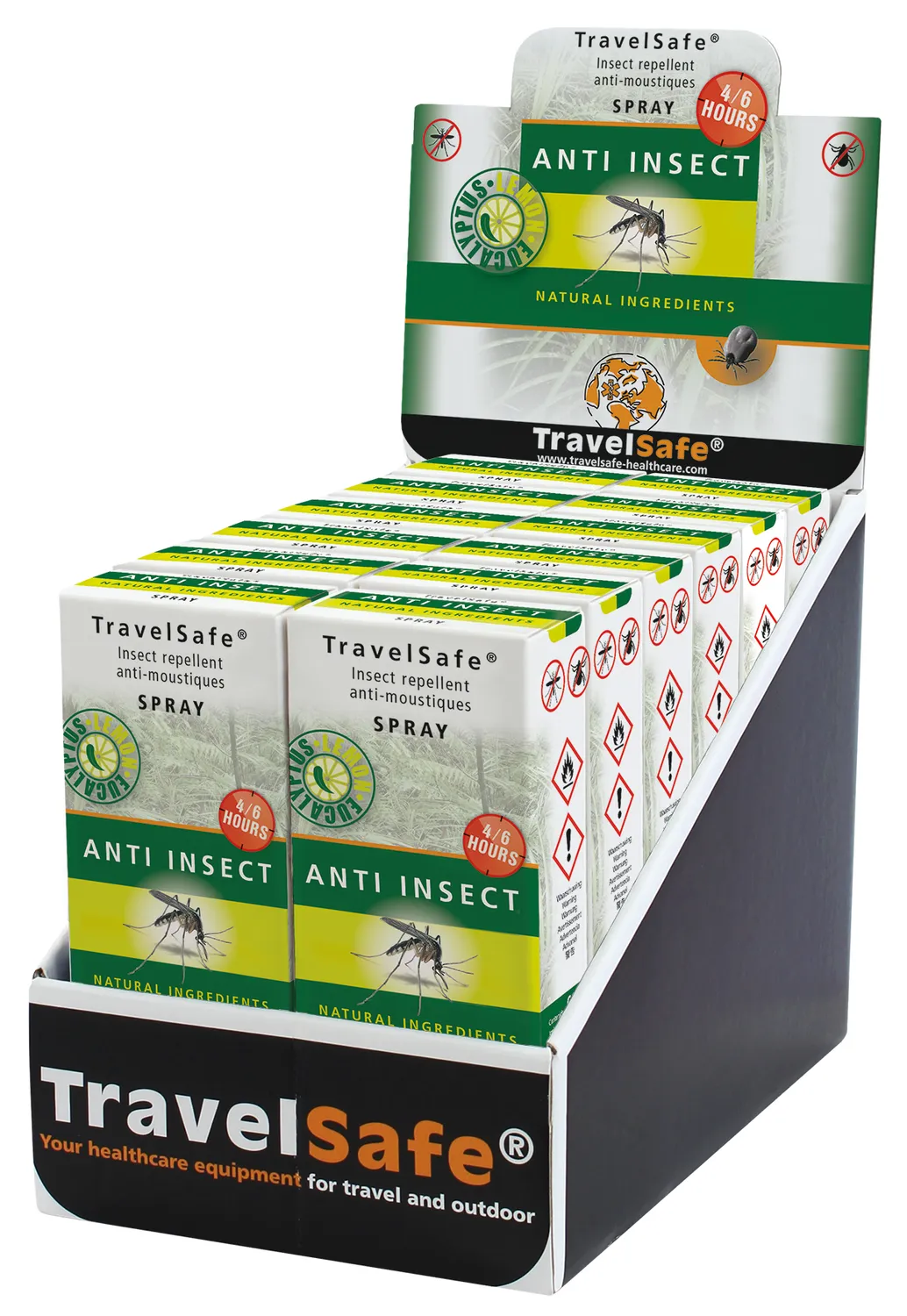 TravelSafe Anti-insect Spray 60 ml Citriodiol