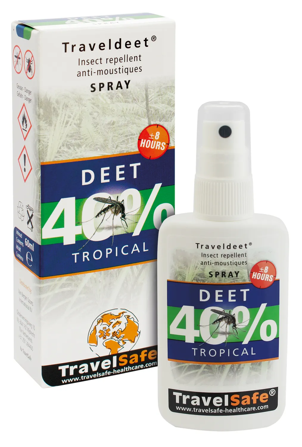 TravelSafe Family Pack DEET 40% mugenspray 200ml+60ml