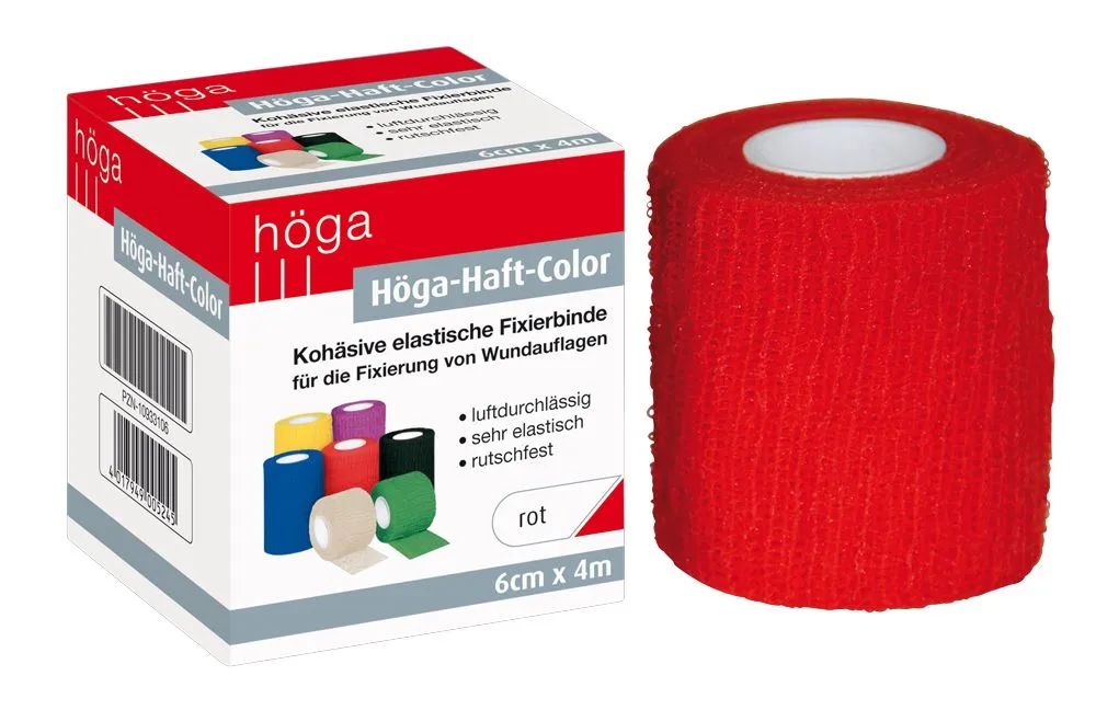 Höga Haft-Color fixatiezwachtel zelfklevend elastisch