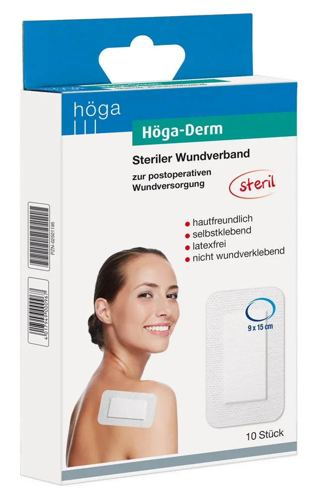 Höga Derm wondpleister steriel zelfklevend