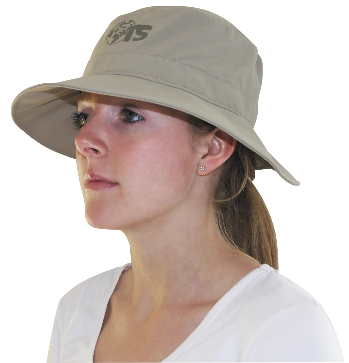 TravelSafe Klamboe Zonnehoed beige UPF50+ one size