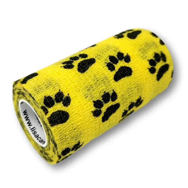 LisaCare Cohesief Verband Poot Geel 10cm x 4,5m