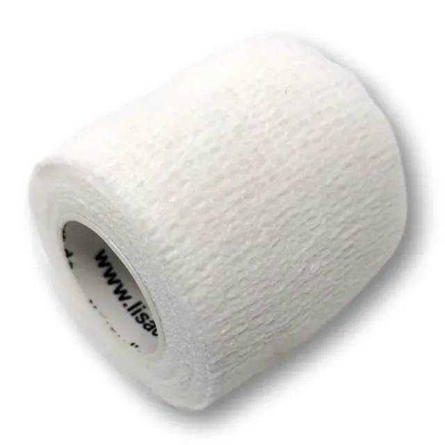 LisaCare zelfklevend verband 5 cm x 4,5 m wit
