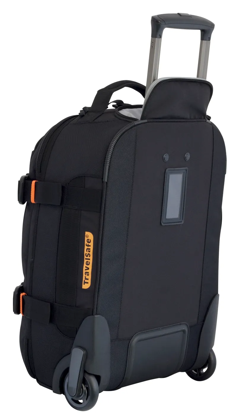 TravelSafe JFK20 trolley handbagage 40 liter zwart TSA-slot