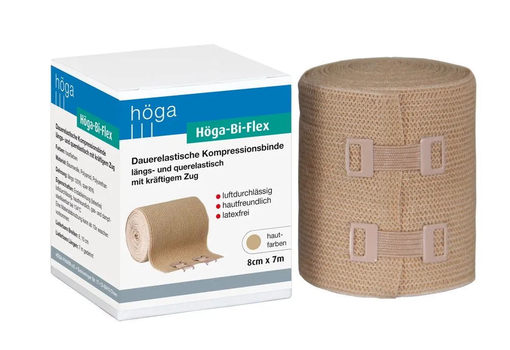 Höga Bi-Flex Compressiezwachtel 7 m huidkleur
