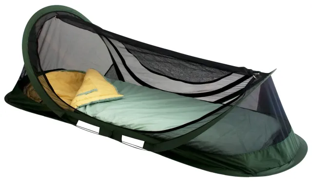 TravelSafe klamboe tent pop-up 1-persoons 214 cm wit