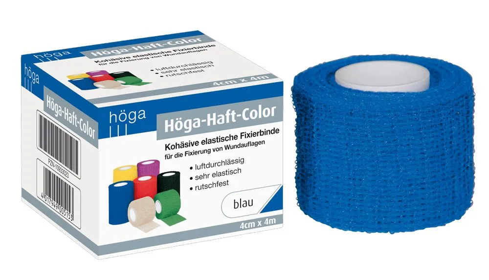 Höga Haft-Color fixatiezwachtel zelfklevend elastisch