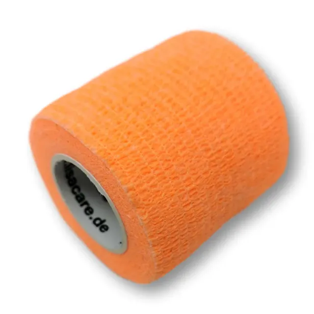 LisaCare zelfklevend verband 5cm x 4,5m neonoranje