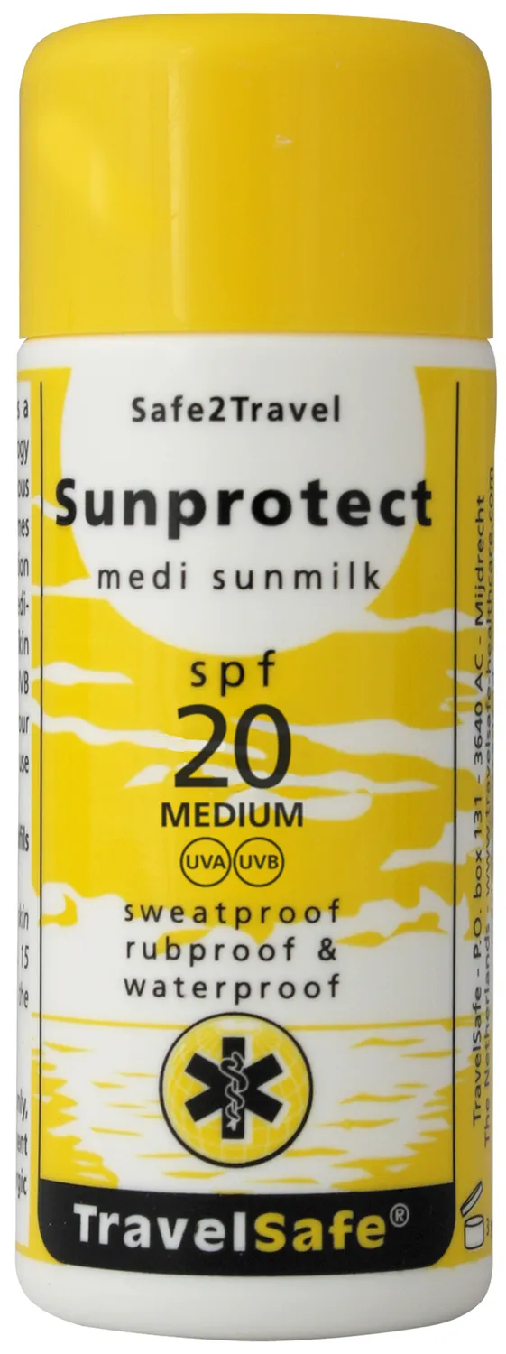 TravelSafe Sunprotect Zonnebrandcrème 75ml Waterproof