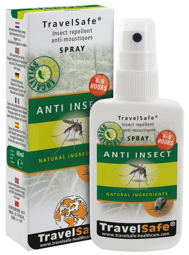 TravelSafe Anti-insect Spray 60 ml Citriodiol