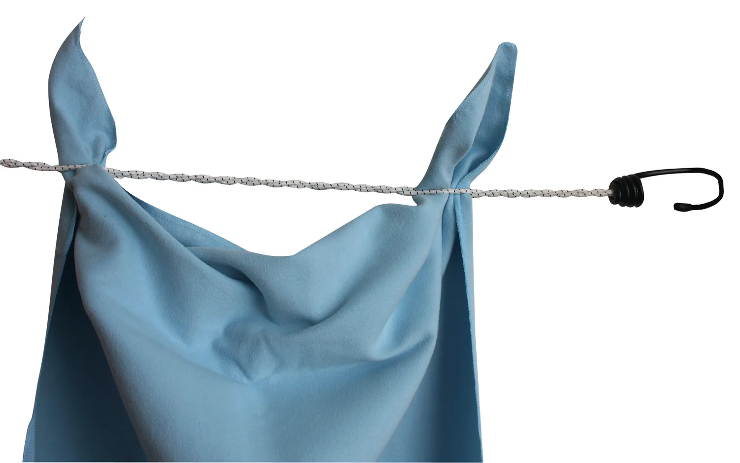 TravelSafe elastische waslijn met afvoerstop 1,5-2,5 m