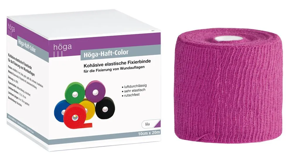 Höga Haft-Color fixatiezwachtel zelfklevend elastisch