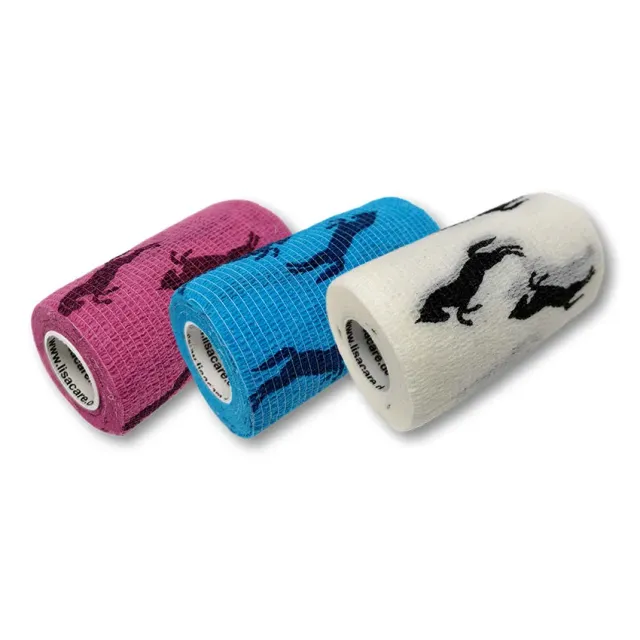 LisaCare Pferdemix cohesief verband 4,5m 3 stuks