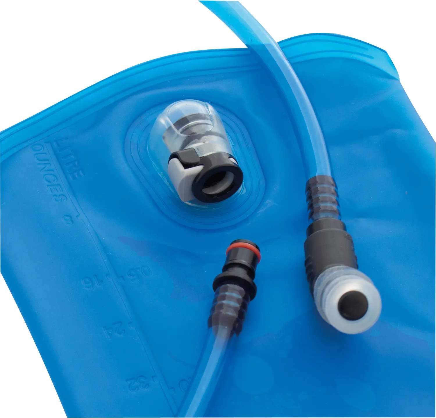 TravelSafe waterbag met drinkslang 2 liter TPU blauw