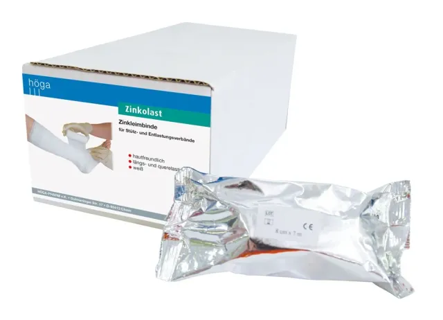 Höga Zinkolast Zinkleimbandage 10 stuks wit
