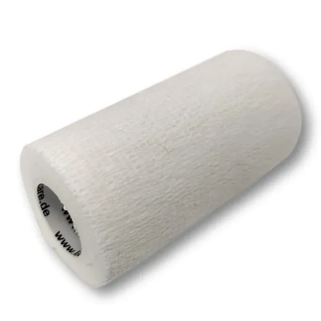 LisaCare Verband wit zelfklevend verband 10cm x 4,5m 1 rol