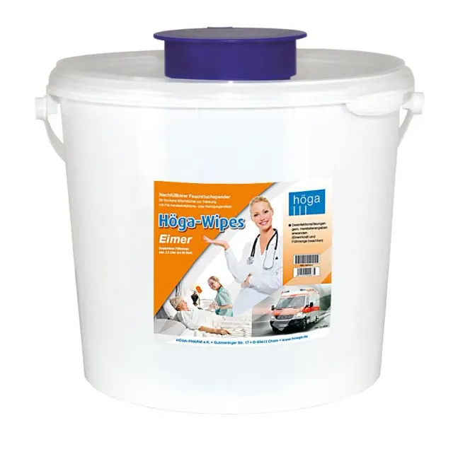 Höga-Wipes emmer navulbare dispenser voor vochtige doekjes