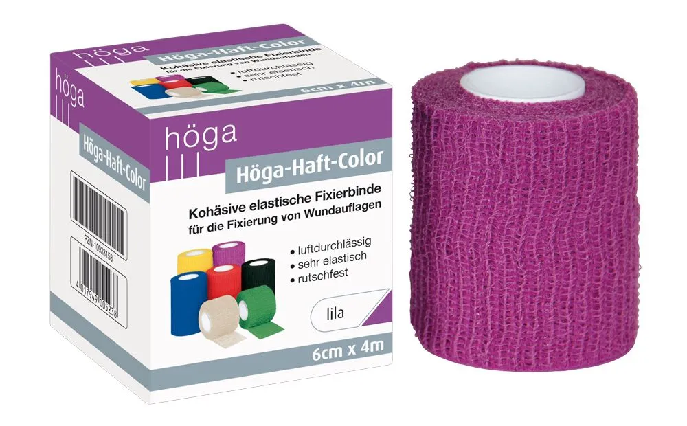Höga Haft-Color fixatiezwachtel zelfklevend elastisch
