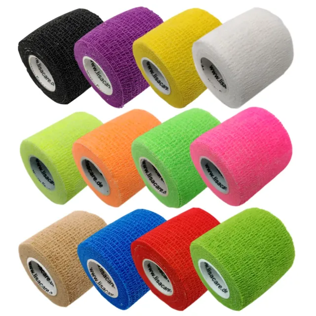 LisaCare Kohäsive Bandage zelfklevend verband 5cmx4,5m 12 stuks