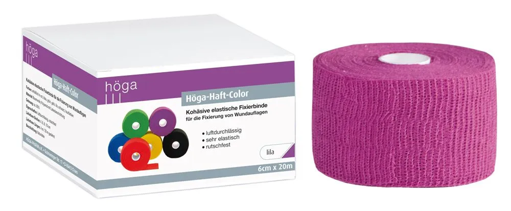 Höga Haft-Color fixatiezwachtel zelfklevend elastisch