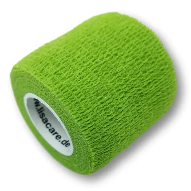 LisaCare zelfklevend verband lichtgroen 5 cm x 4,5 m