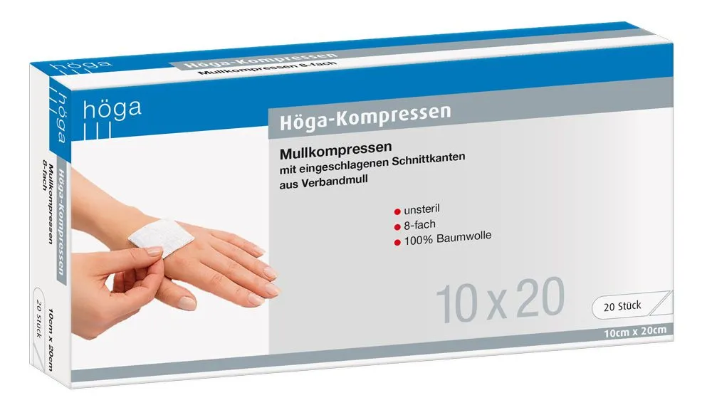 Höga-Kompressen gaaskompres onsteriel
