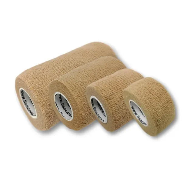 LisaCare zelfklevend verband 4,5m set 4 maten 4 rollen