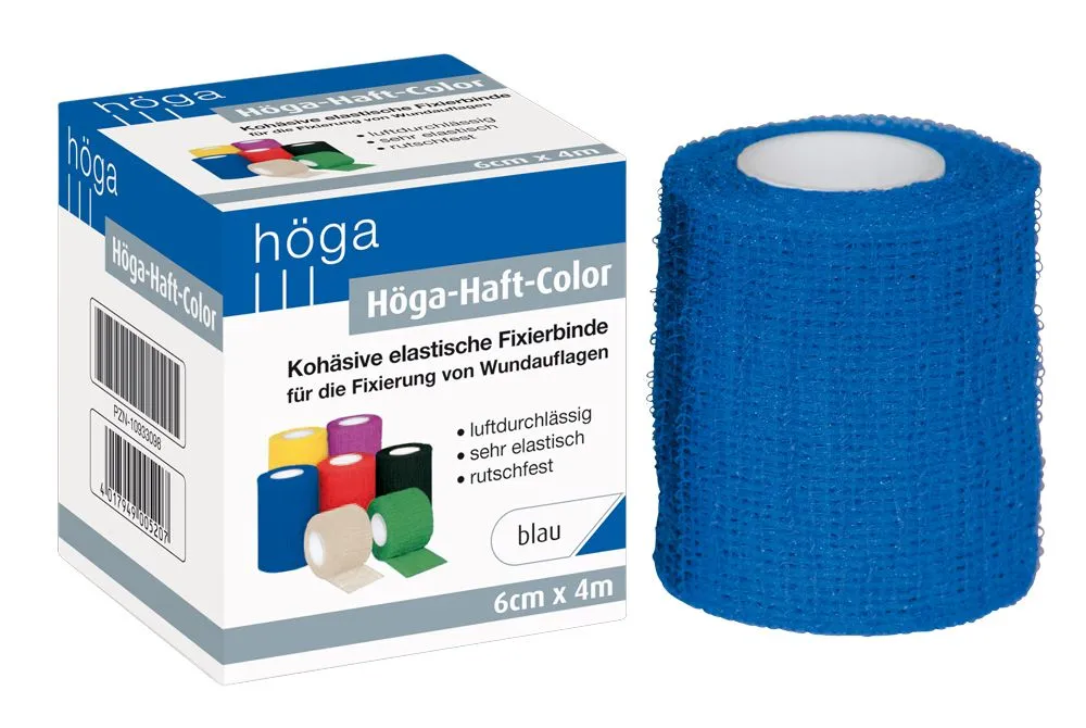 Höga Haft-Color fixatiezwachtel zelfklevend elastisch