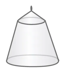 TravelSafe Pyramid Model klamboe punt