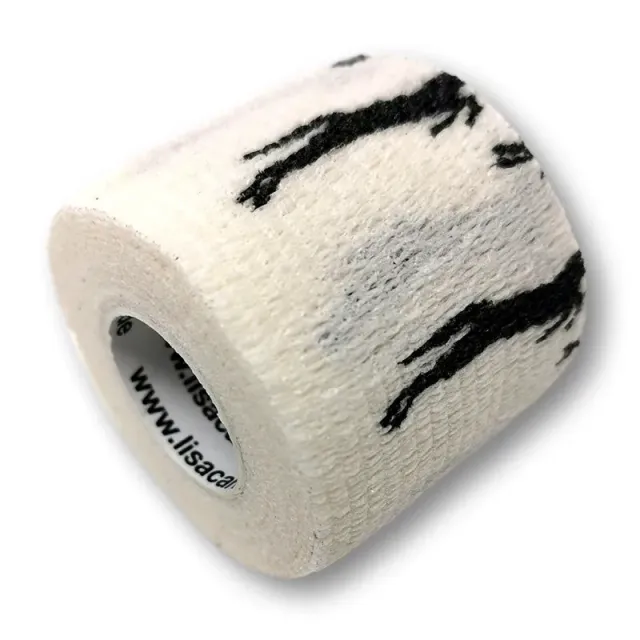 LisaCare Kohäsive Bandage zelfklevend verband Paarden Wit 5cmx4,5m