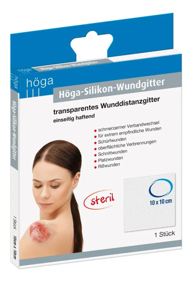 Höga-Silikon-Wundgitter wondgaas siliconen