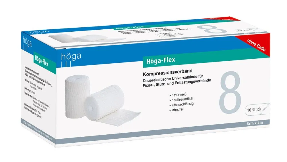 Höga Flex compressiezwachtel latexvrij