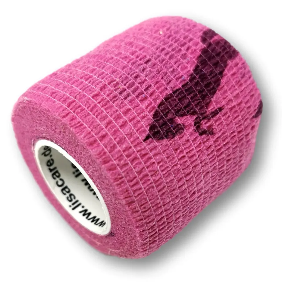 LisaCare Bandage Pferde Pink zelfklevend verband 5cm x 4,5m roze